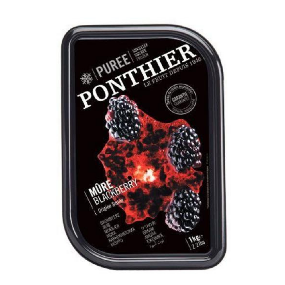 Blackberry Puree - Ponthier - Frozen - 1kg
