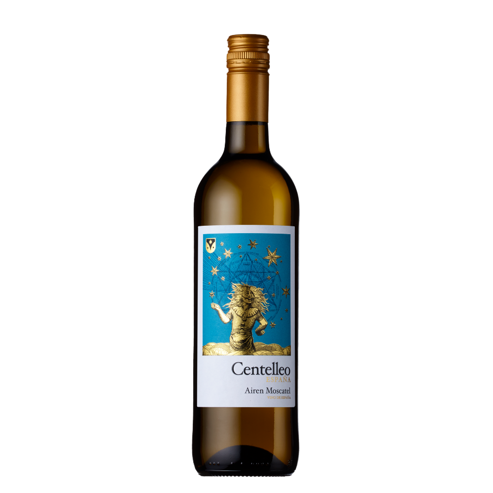 Centelleo, Airén Moscatel, Vino de España, Spain, 2019
