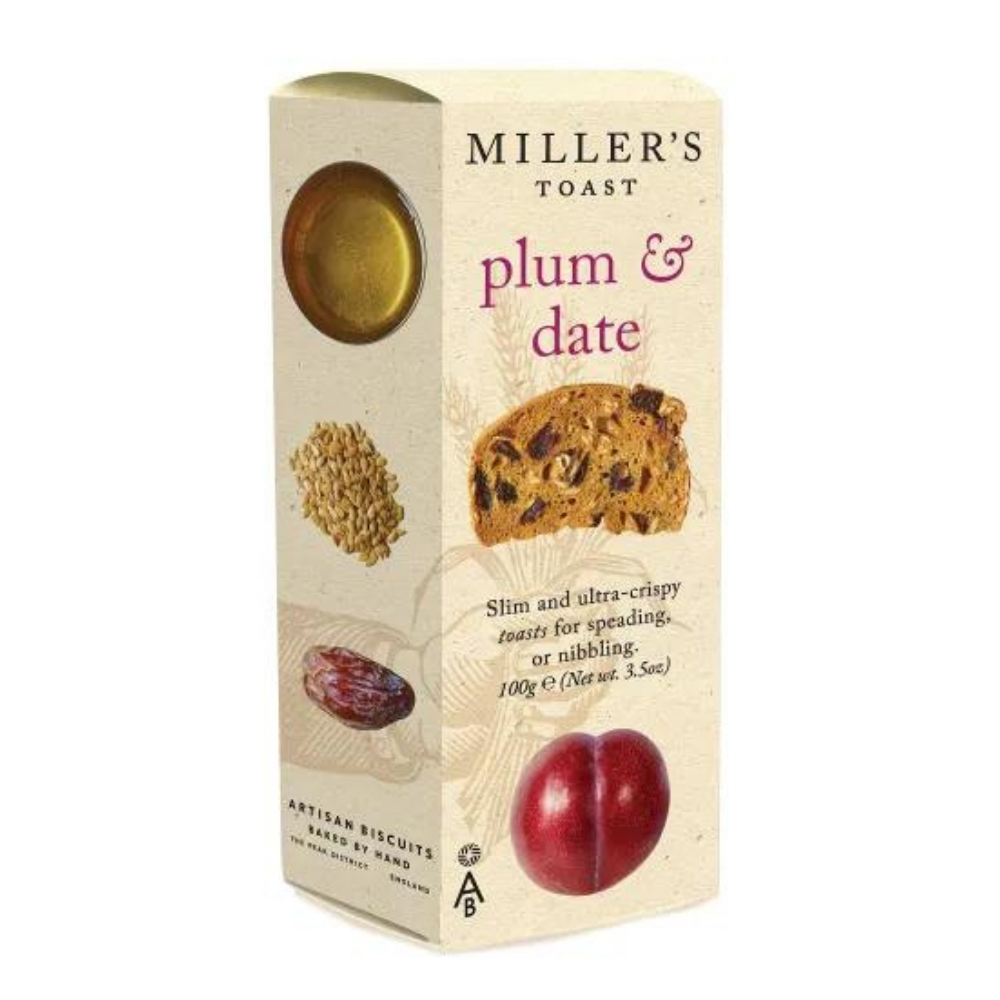 Miller's Toast - Plum and Date  - 100g