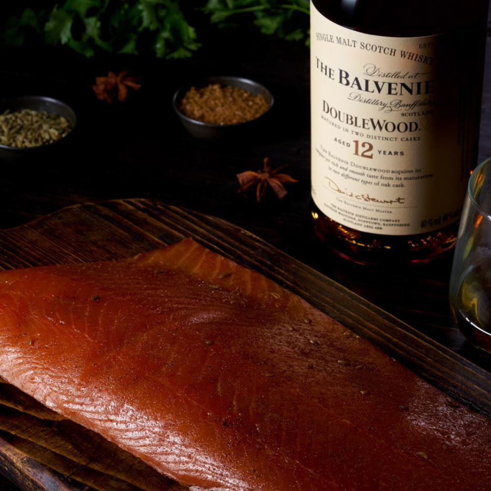 Balvenie Whisky Smoked Salmon Side - Campbells & Co  - 900g-1.2kg