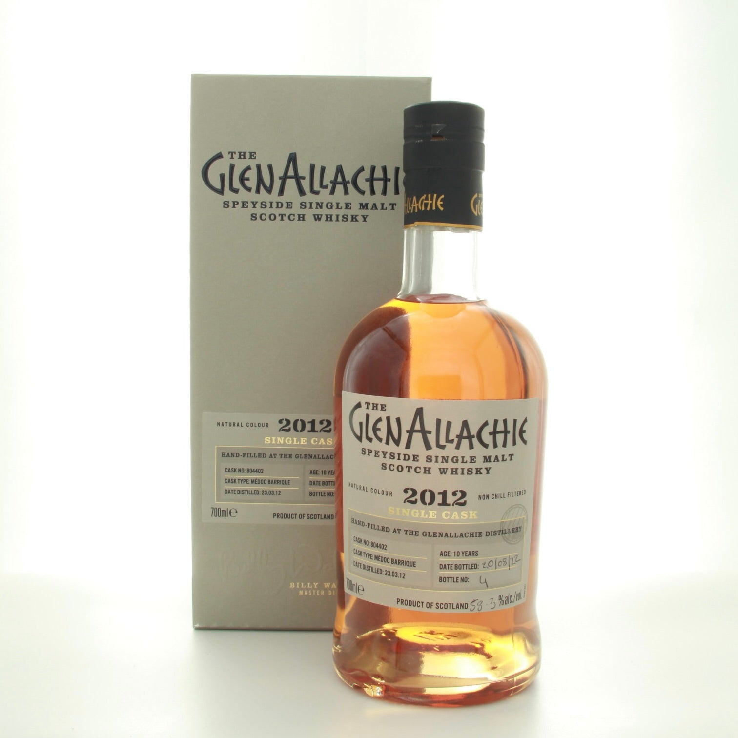 GlenAllachie 2012 Single Cask 10 Years Old