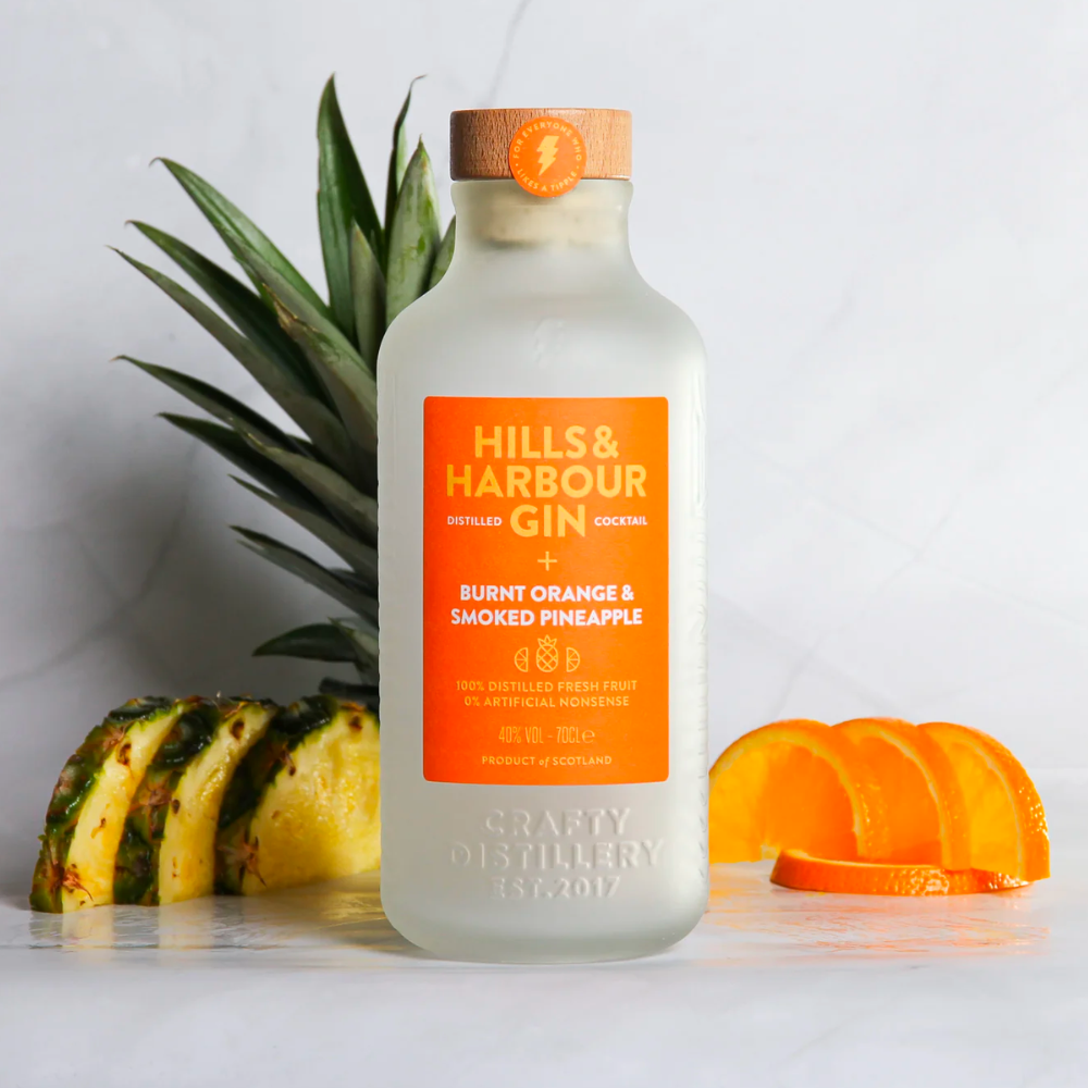Hills&Harbour - Burnt Orange & Smoked Pineapple Cocktail - 70cl