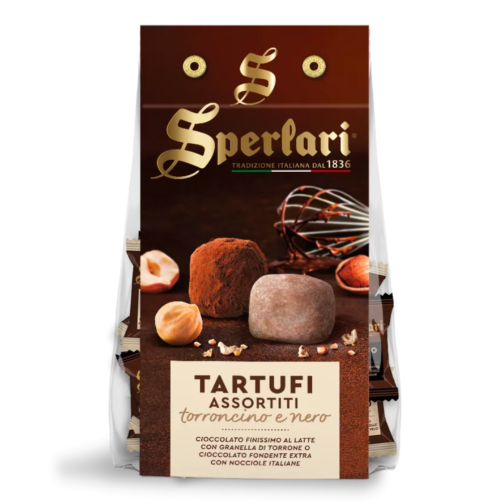 Sperlari - Dark Chocolate Nougat Truffles - 160g