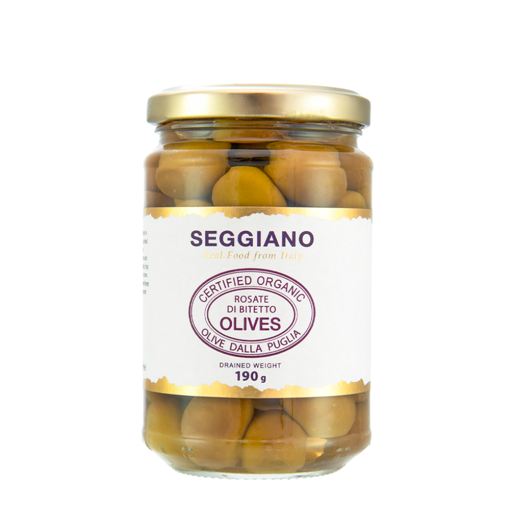 Organic Rosate di Bitetto Olives - Seggiano - 190g