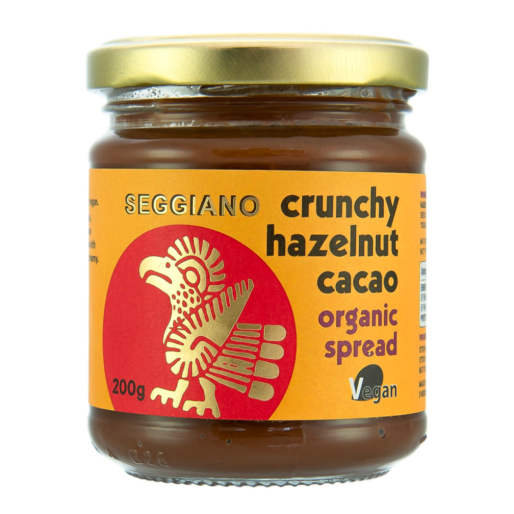 Organic Crunchy Hazelnut Cacao Spread - Seggiano - 200g