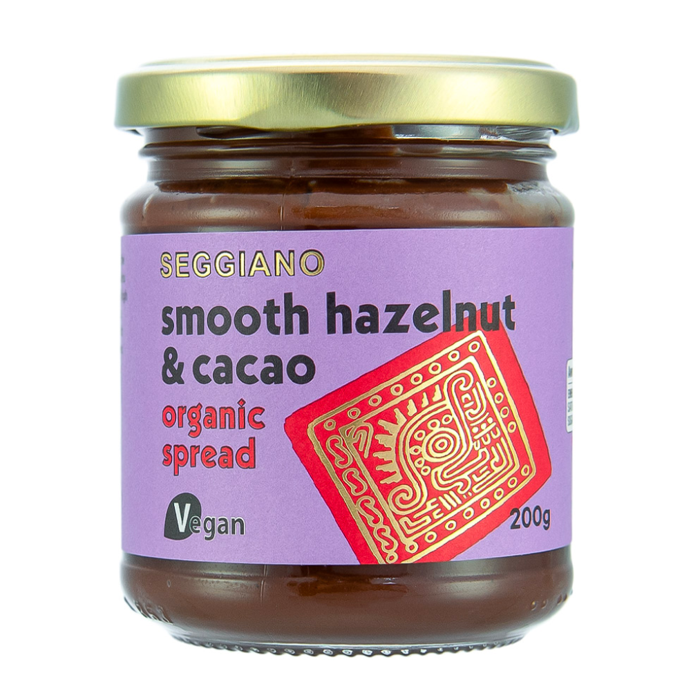 Organic Smooth Hazelnut Cacao Spread - Seggiano - 200g