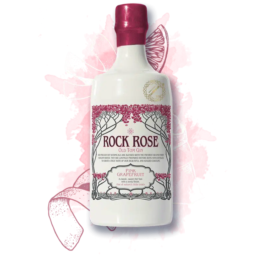 Rockrose - Pink Grapefruit Old Tom Gin - 70cl