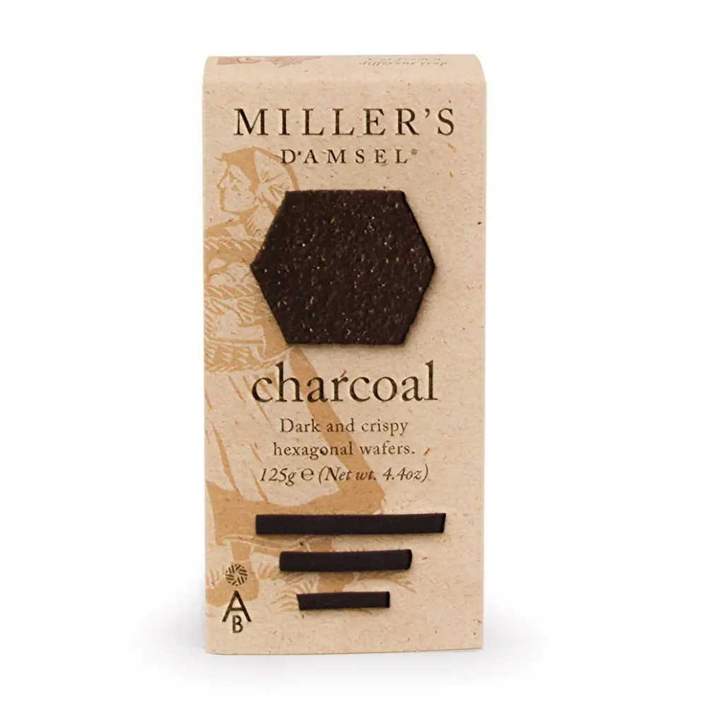 Miller's Damsel - Gluten Free Charcoal Crackers - 100g