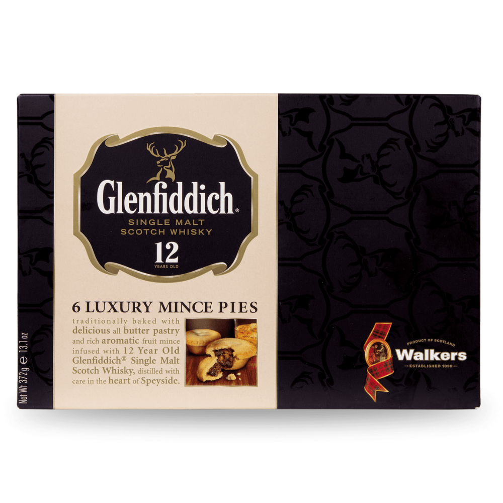 Glenfiddich Luxury Mince Pies - Walker's - 372g