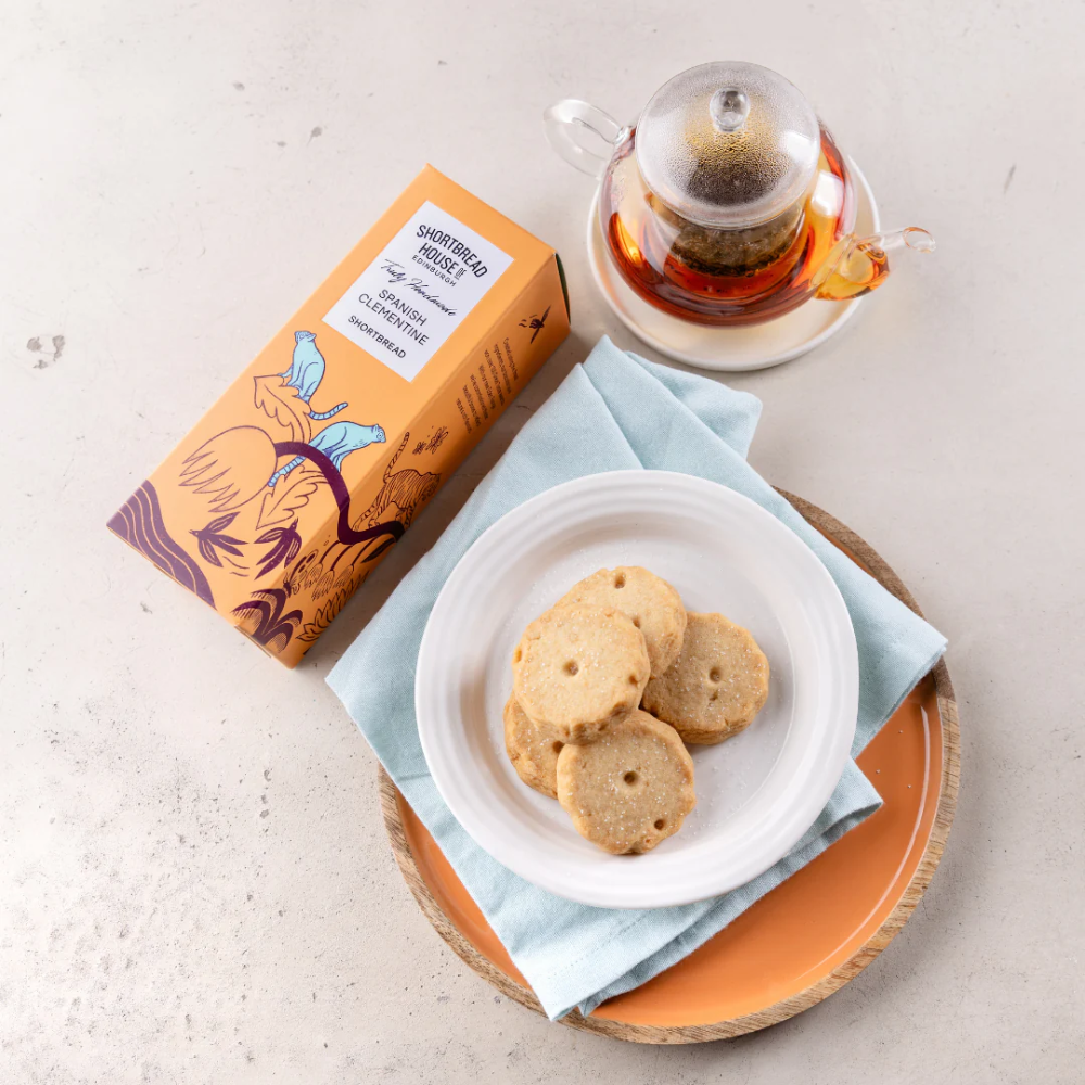 Shortbread with Spanish Clementine - Shortbread House of Edinburgh - 125g