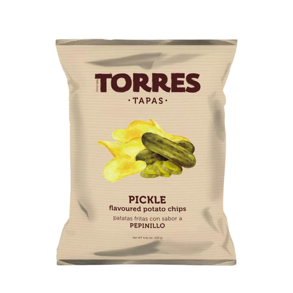 Torres Pickle Potato Crisps - 125g