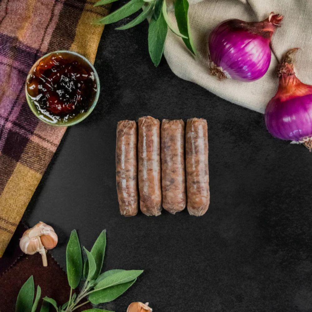 Partridge & Plum Sausages (FROZEN) - Woodmill Game - 400g