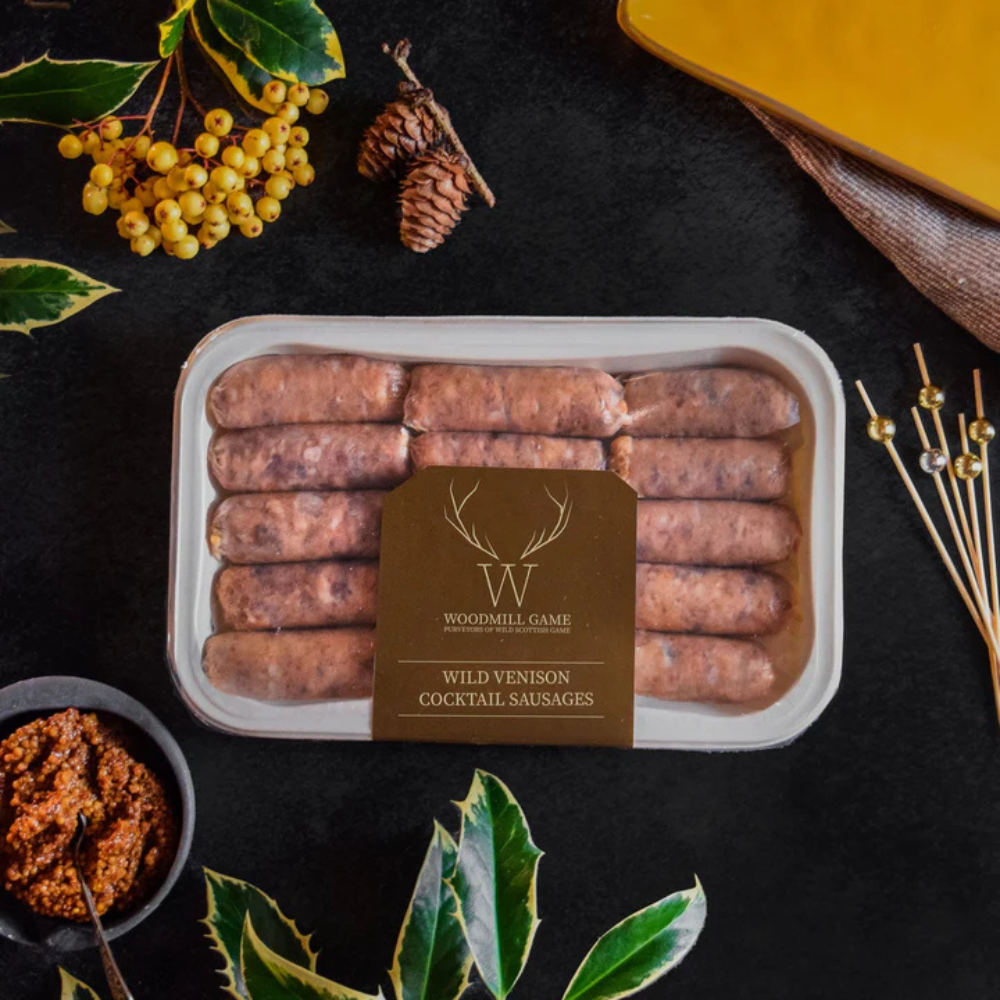 Wild Venison Chipolatas (FROZEN) - Woodmill Game - 400g