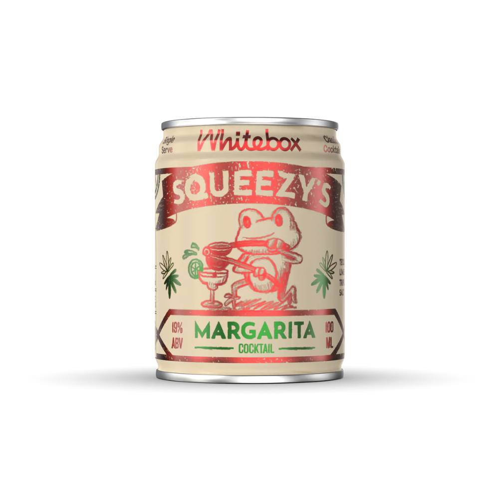 Squeezy's Margarita Canned Cocktail - Whitebox - 100ml