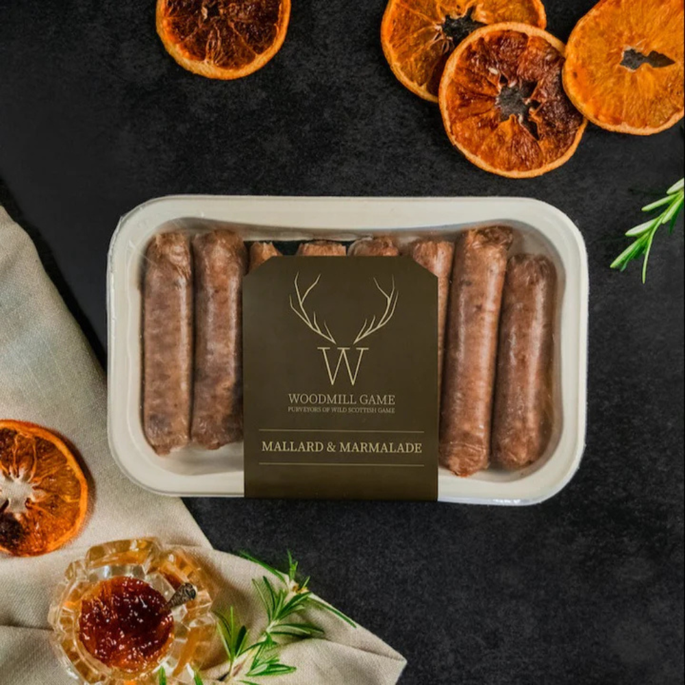 Mallard & Marmalade Sausages (FROZEN) - Woodmill Game - 400g