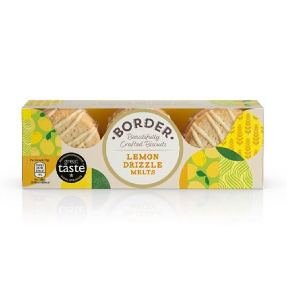 Borders Biscuits - Lemon Drizzle Melts - 150g
