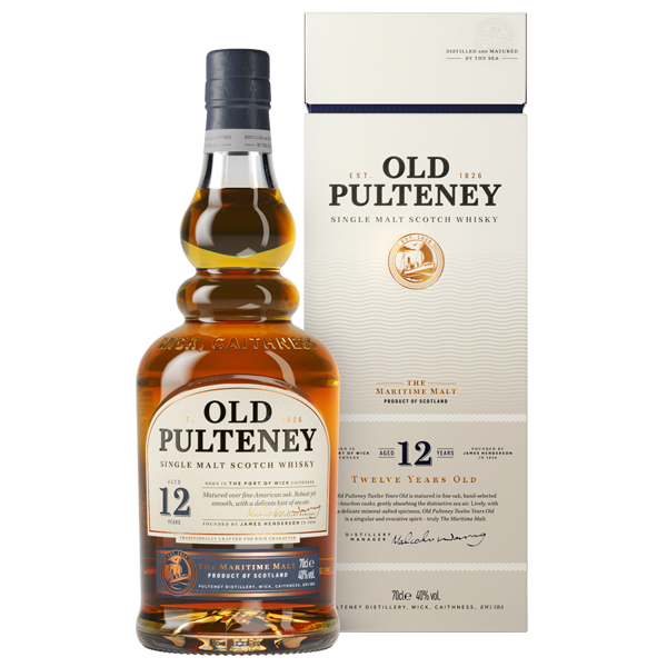 Old Pulteney - 12 Year Old Single Malt Scotch Whisky - 70cl