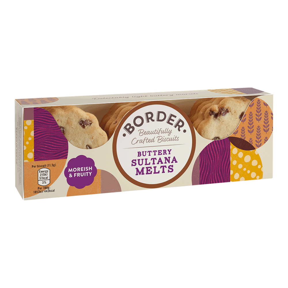 Borders Biscuits - Sultana Melts - 150g