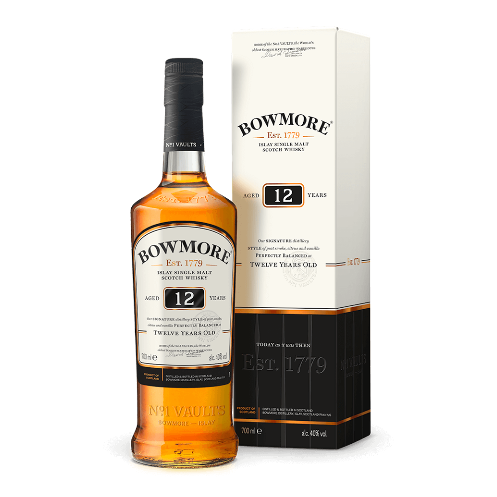 Bowmore 12 Year Old Malt Whisky - 70cl
