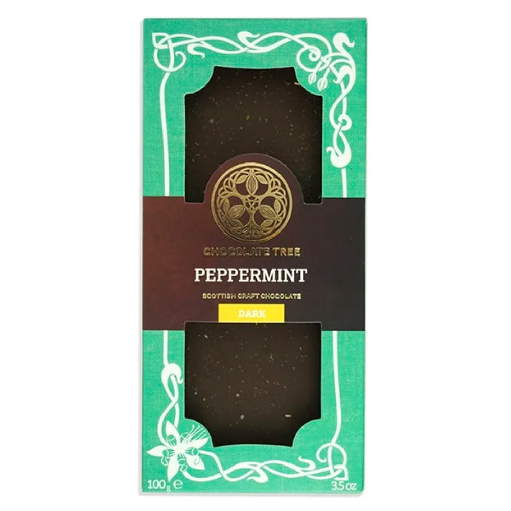 The Chocolate Tree - East Lothian - 70% Dark Chocolate with Peppermint - 100g
