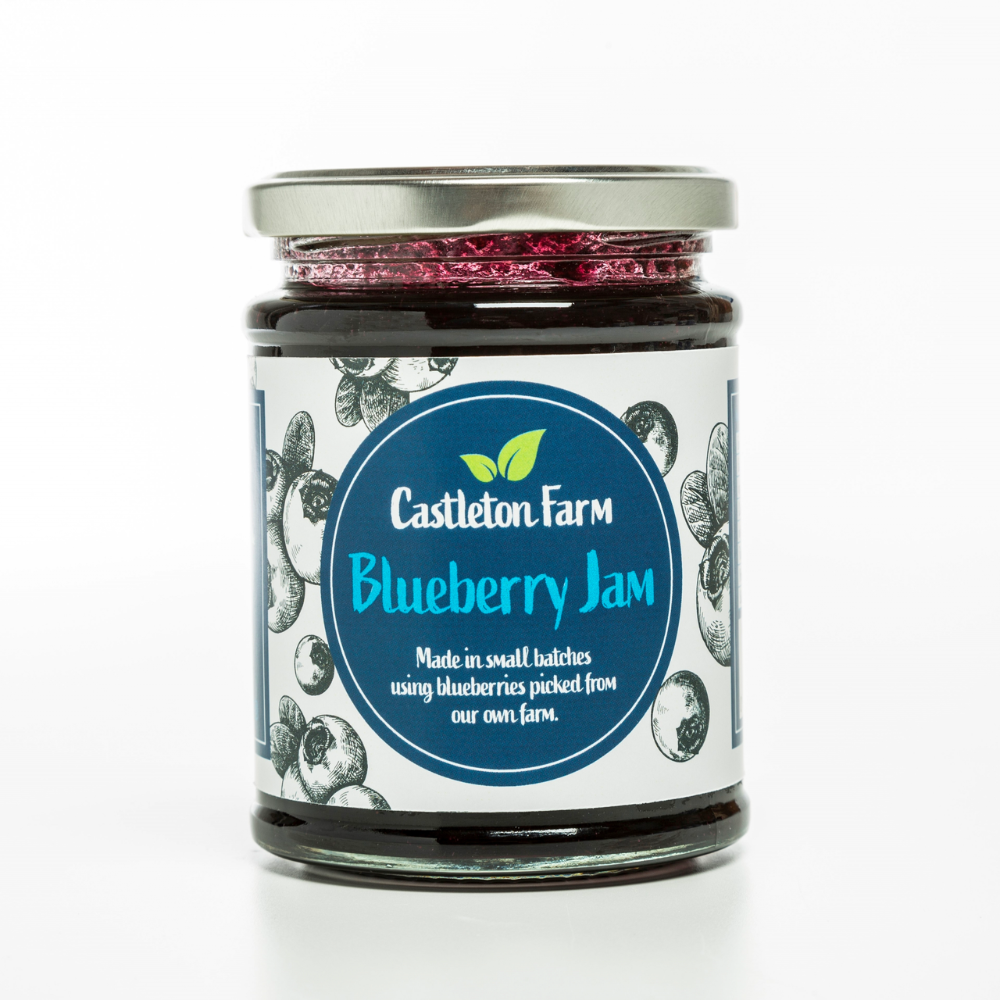 Blueberry Jam - Castleton Farm - 180g