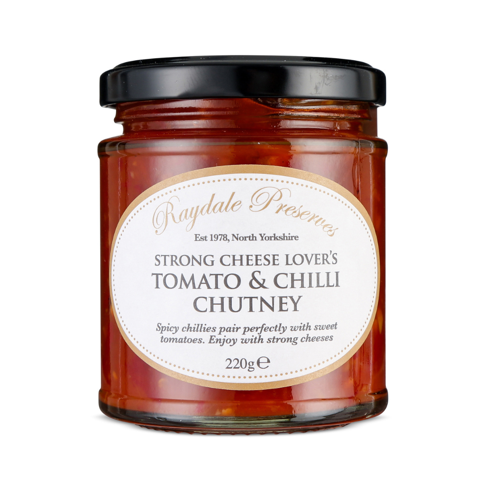 Strong Cheese Lover's Tomato & Chilli Chutney - Raydale