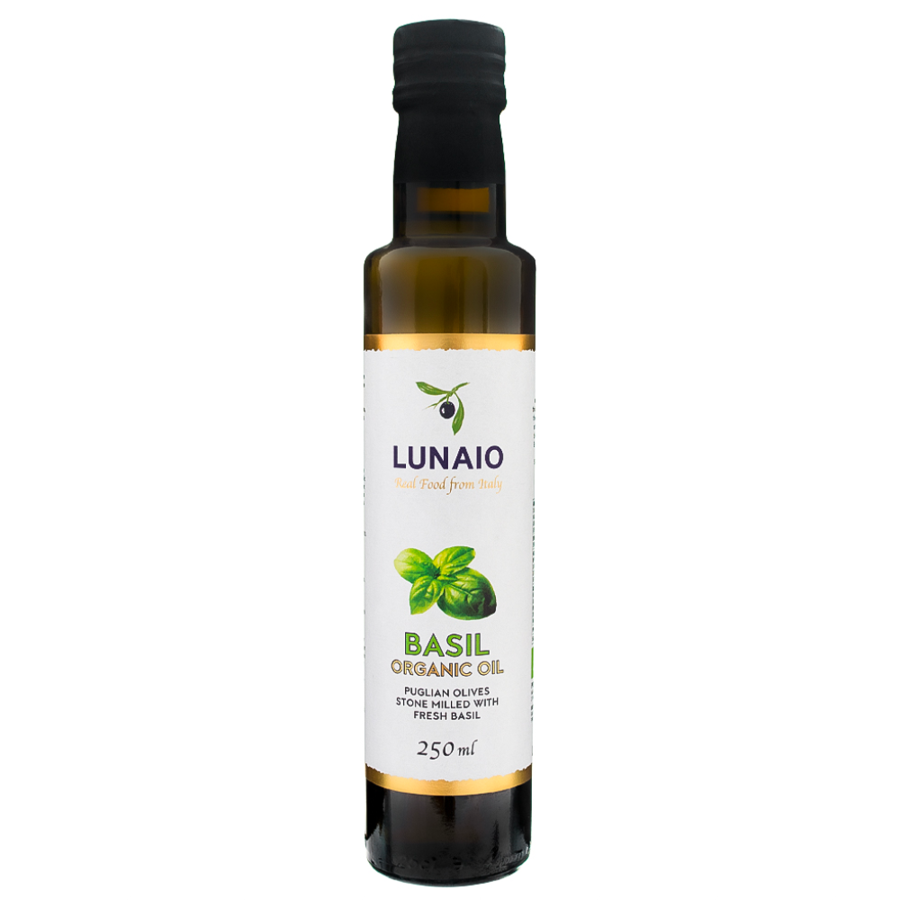 Organic Extra Virgin Basil Oil - Lunaio - 250ml