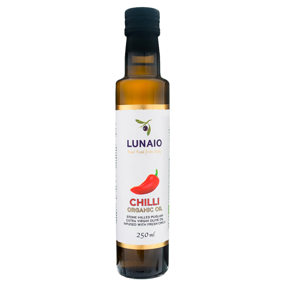 Organic Extra Virgin Chilli Oil - Lunaio - 250ml