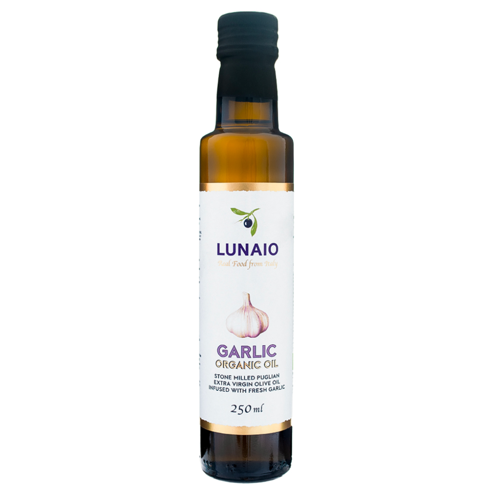 Organic Extra Virgin Garlic Oil - Lunaio - 250ml