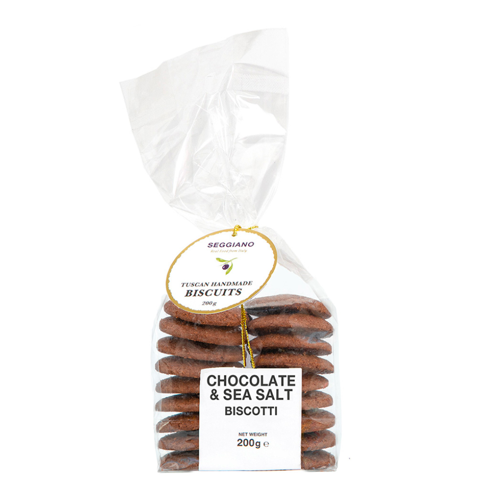 Sea Salt & Chocolate Biscuits - Seggiano - 200g