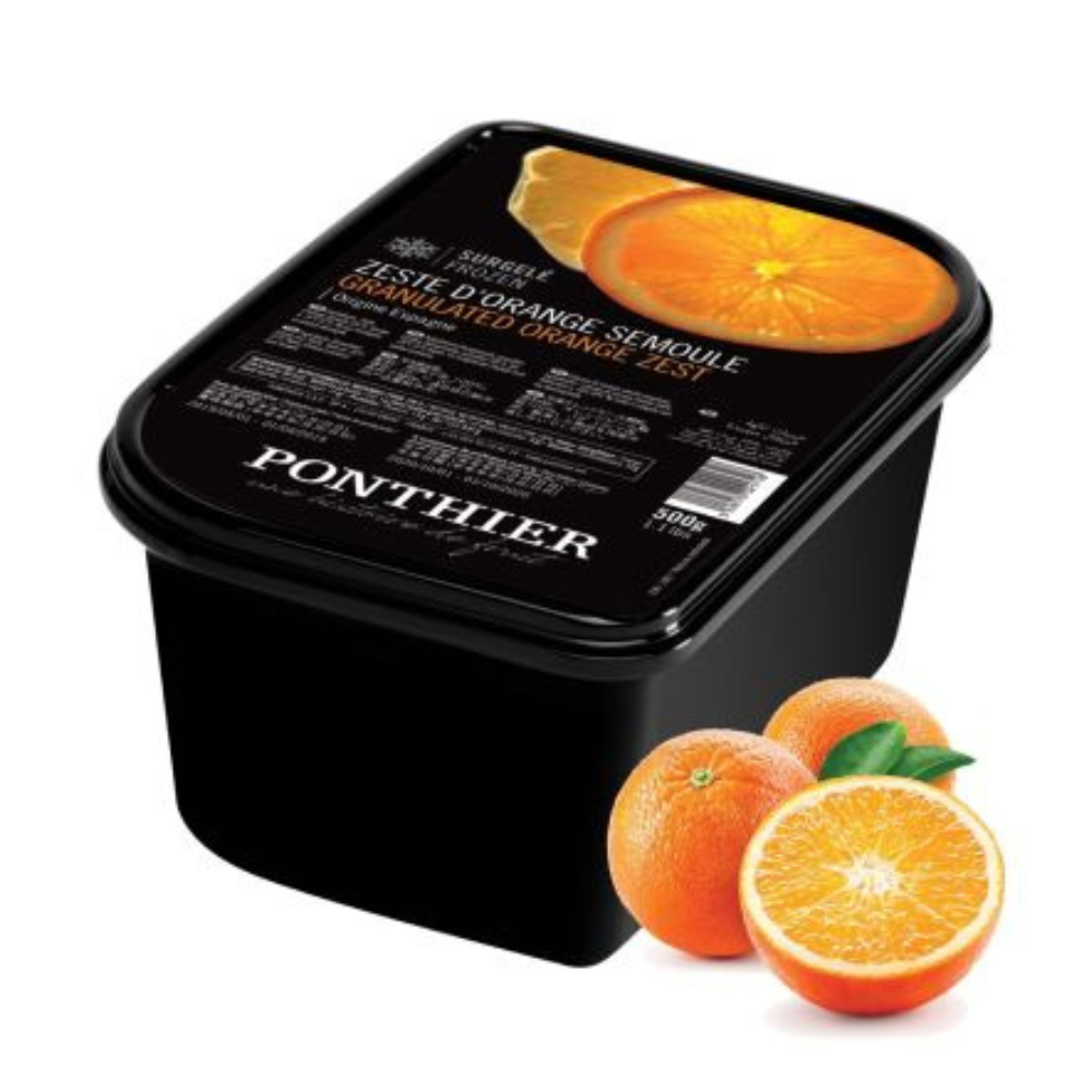 Orange Zest - Ponthier - Frozen - 500g — Edinburgh Food Delivery
