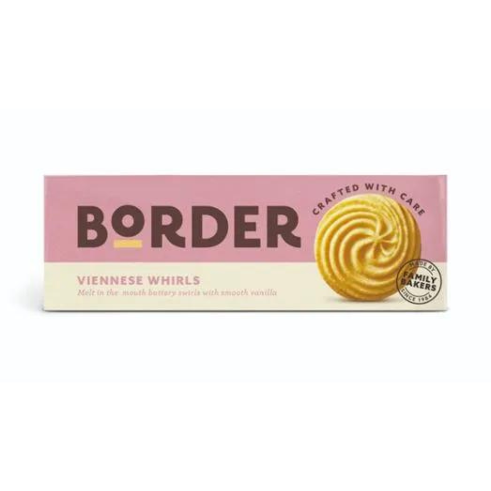 Borders Biscuits - Milk Chocolate Viennese Whirls - 150g