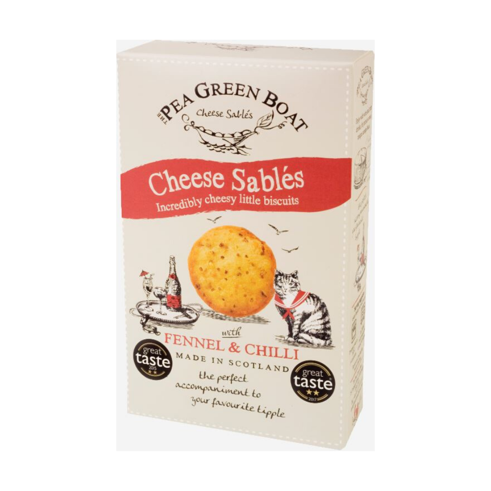 Cheese Sablés with Fennel and Chilli - Made in Edinburgh - 80g