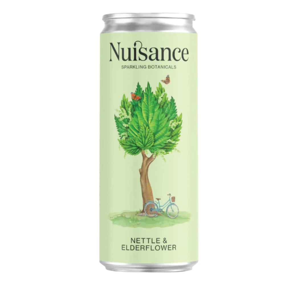 Wild Nettle & Elderflower Drink - Nuisance Drinks - 4 Pack x 250ml